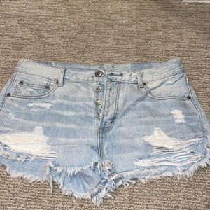 American Eagle Button up shorts